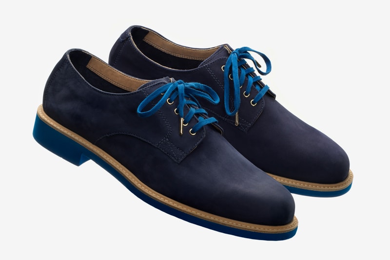 Theophilus London x Cole Haan Blue Suede Buck