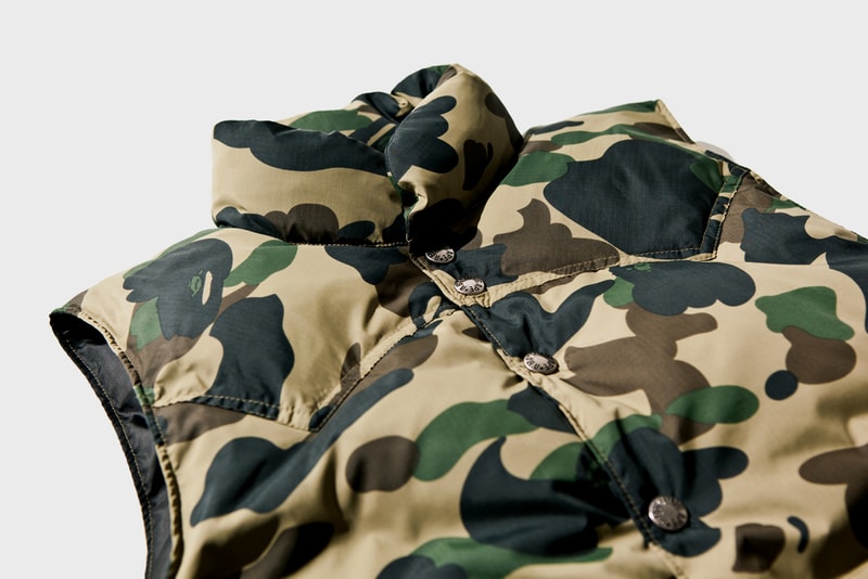A Bathing Ape 1ST CAMO DOWN VEST