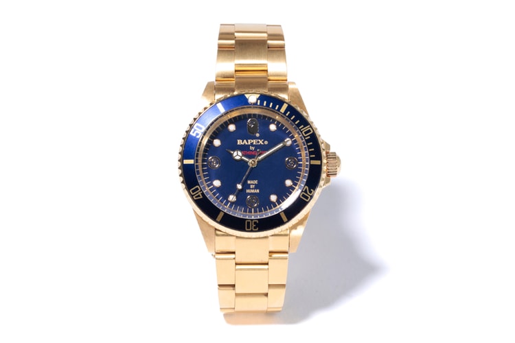A Bathing Ape BAPEX TYPE 1 GOLD Watch