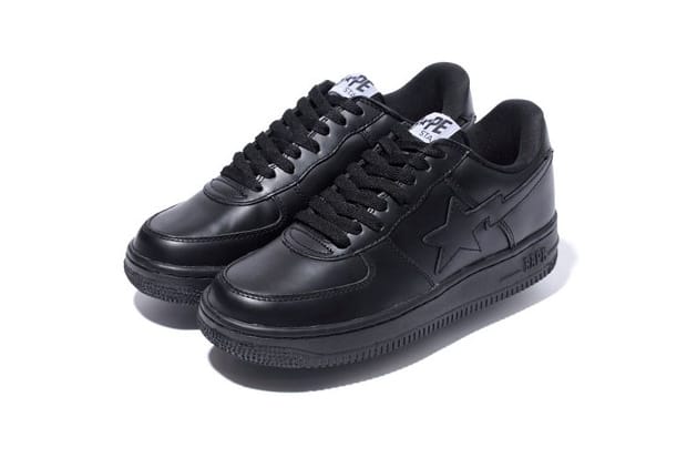 A Bathing Ape GLASS LEATHER BAPE STA