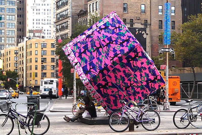 Astor Place Cube by Olek