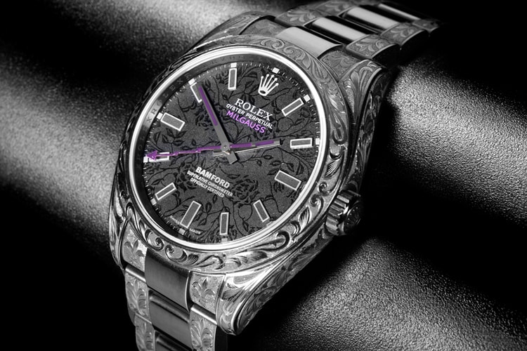 Bamford Watch Department Rolex Milgauss "Black Rose"