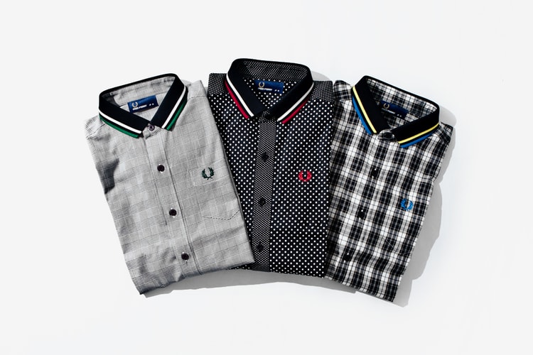 BEAMS x Fred Perry 3/4 Length Shirts