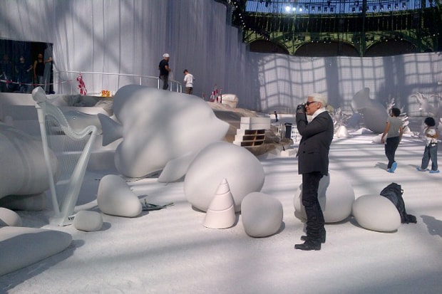 Chanel 2012 Spring/Summer Women's Collection: Backstage with Karl Lagerfeld
