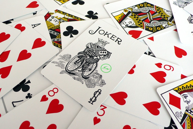 fragment design x Bicycle Irregular Playing Cards