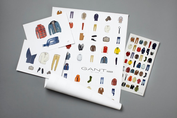 GANT Rugger 2011 Fall/Winter Illustrations by Andrew Mashanov