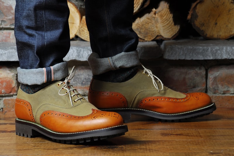 Barbour x Grenson Marske Brogue Collection