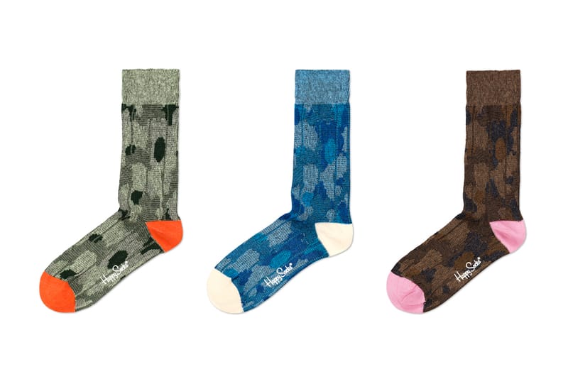 Happy Socks 2011 Woven Camoflauge Collection