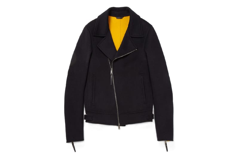 Jil Sander Zipped Wool Biker Jacket 