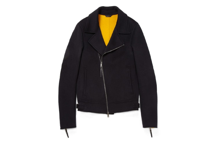 Jil Sander Zipped Wool Biker Jacket