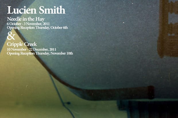 Lucien Smith "Needle in the Hay" Exhibition @ Ritter/Zamet