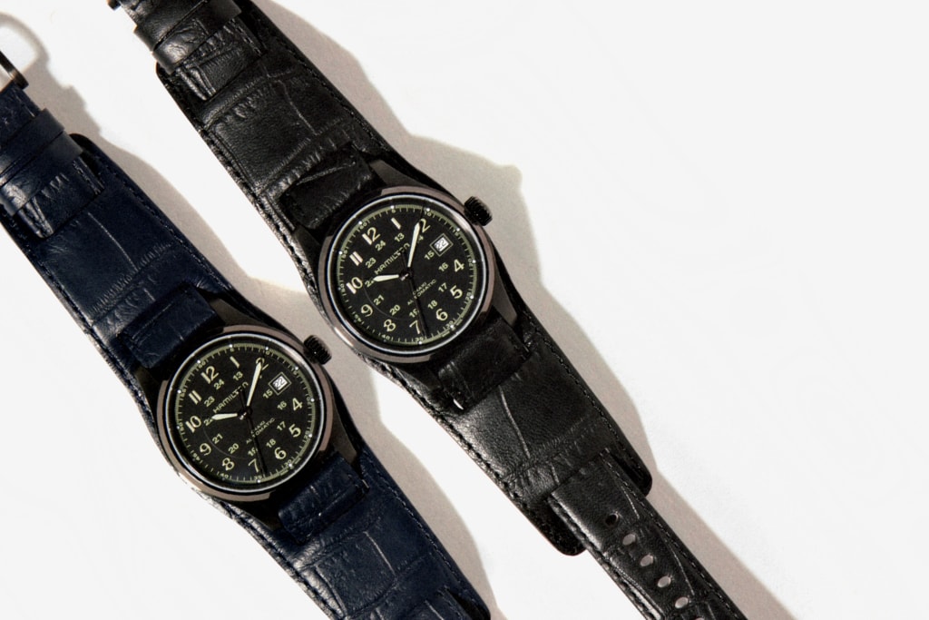 NEIGHBORHOOD x Hamilton Field Auto 40 Wrist Watch | Hypebeast 