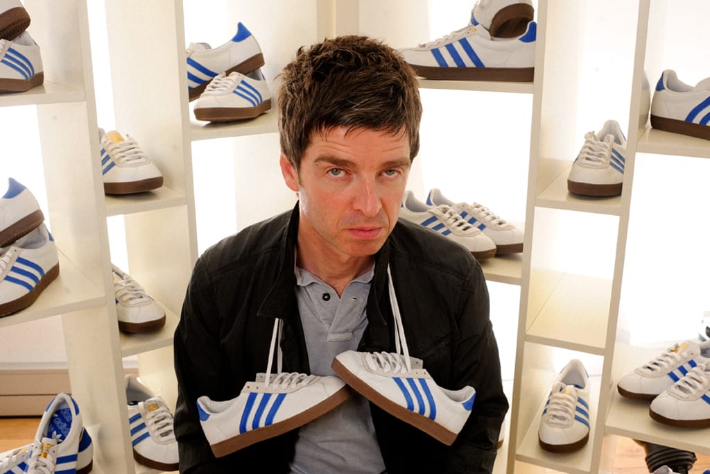 noel gallagher adidas shoes 
