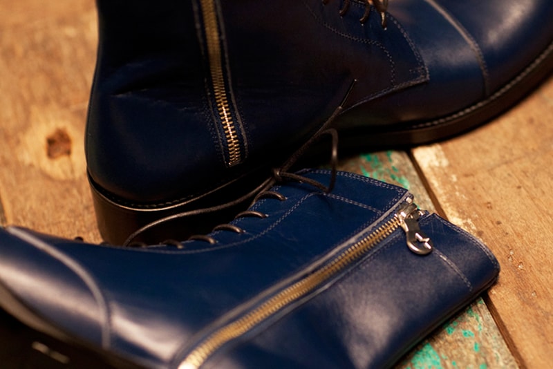 PHENOMENON Leather Cap Toe Boot