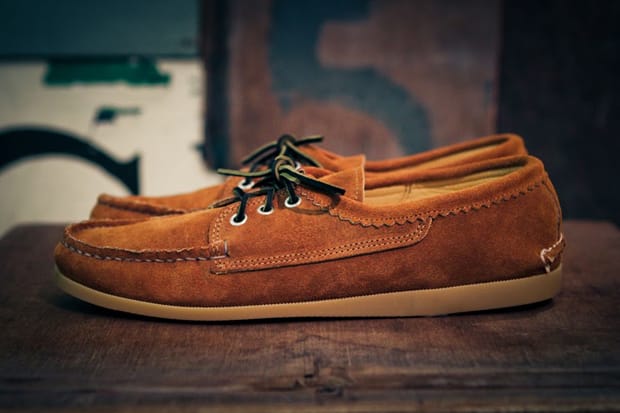 Quoddy Blucher Cognac Suede - Goodhood Exclusive