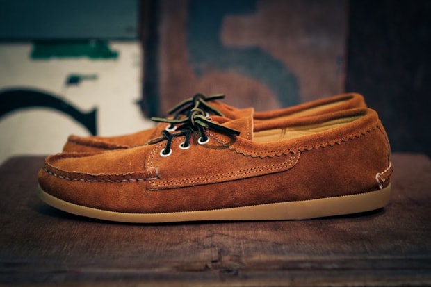 Quoddy Blucher Cognac Suede - Goodhood Exclusive