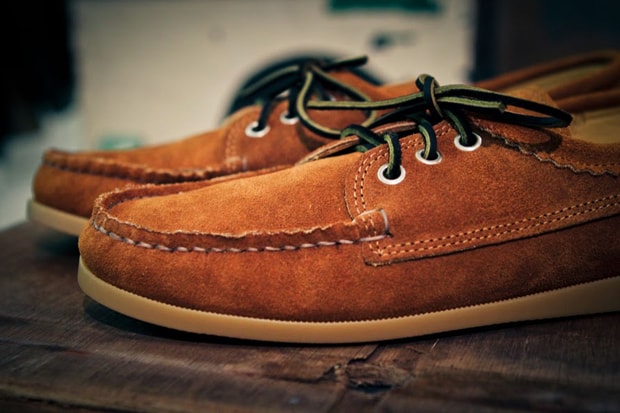 Quoddy Blucher Cognac Suede - Goodhood Exclusive