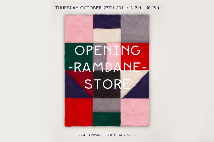 Ramdane Store Opening NY