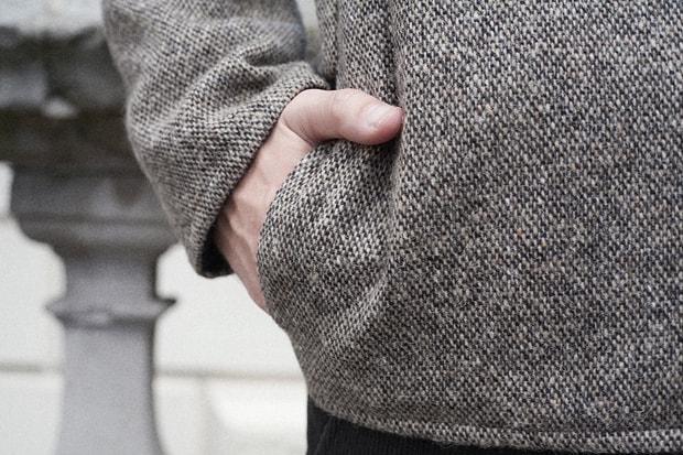 S.E.H KELLY Hopsack Tweed Neat Jacket