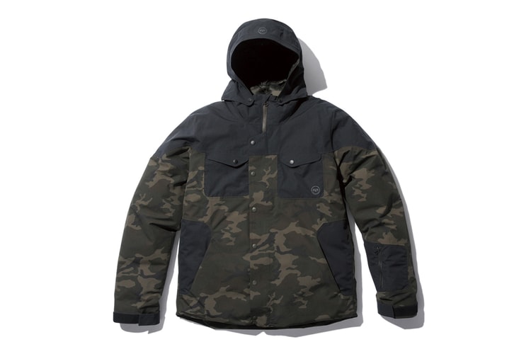 SOPHNET. FsF Camouflage Down Jacket