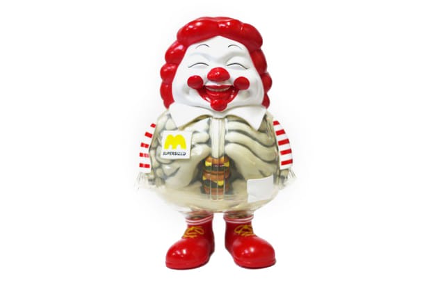 Toy Tokyo x Secret Base x Ron English McSupersized HUMBERGER X-Ray Version