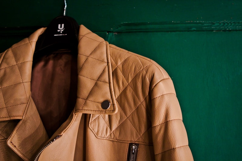 UNDERCOVER H4201-1 Leather Riders Jacket