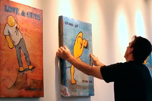 2011 Love and Guts Skate Art Show