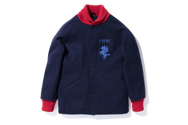 A Bathing Ape x Ebbets Field Flannels Carclub Coat