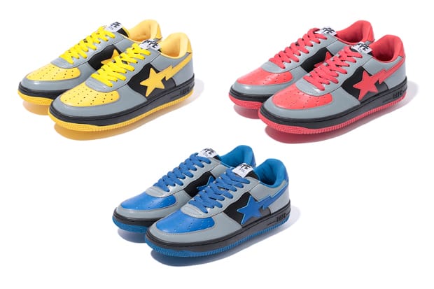 A Bathing Ape LEATHER BAPE STA