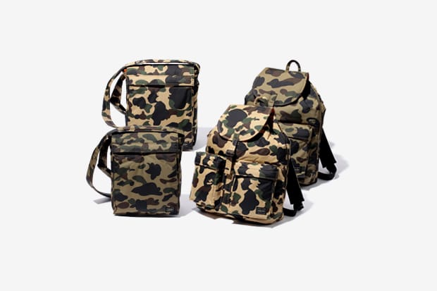 A Bathing Ape x Porter Camo Bag Collection