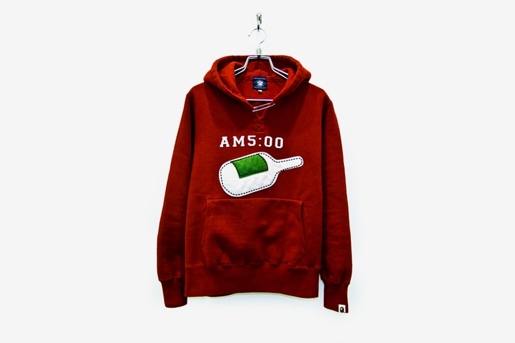 A Bathing Ape SAFETY PIN STONE WASH PULLOVER