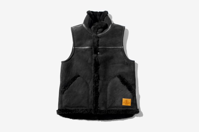 A Bathing Ape SHEEPSKIN MOUTON VEST