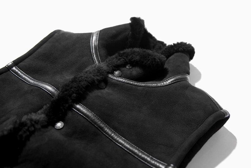 A Bathing Ape SHEEPSKIN MOUTON VEST