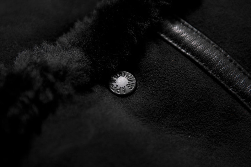 A Bathing Ape SHEEPSKIN MOUTON VEST