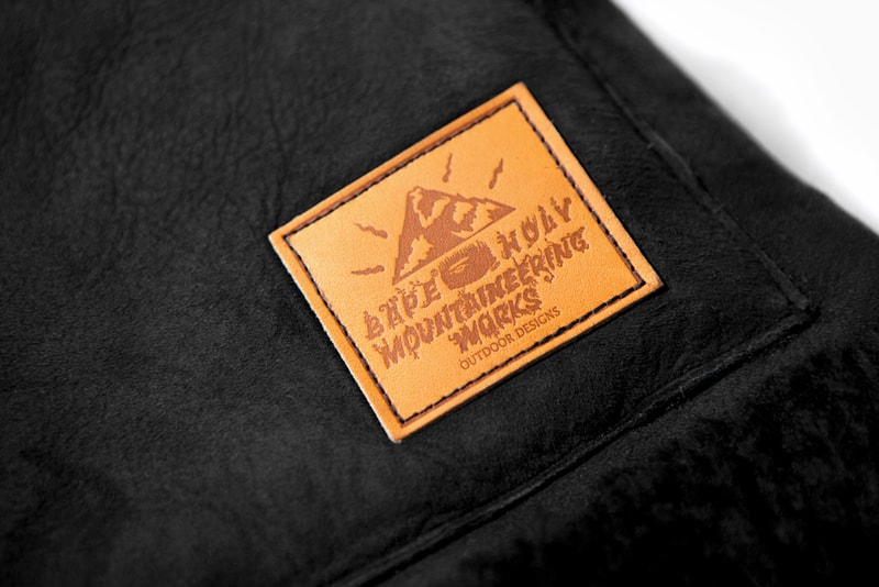 A Bathing Ape SHEEPSKIN MOUTON VEST