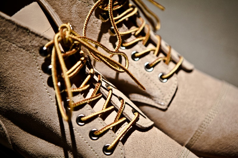 A Bathing Ape Suede Cap Toe Boots
