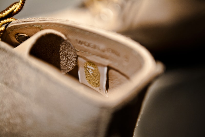A Bathing Ape Suede Cap Toe Boots