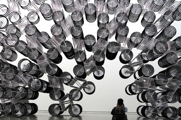 Ai Wei Wei "Forever Bicycles" Installation
