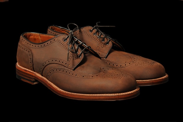 Alden Bryant Derosa Smooth Tobacco Chamois Wingtip