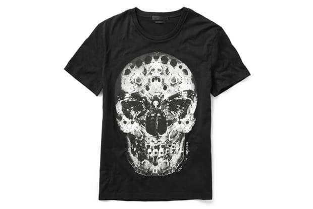 Alexander McQueen “Moth” Skull T-Shirt