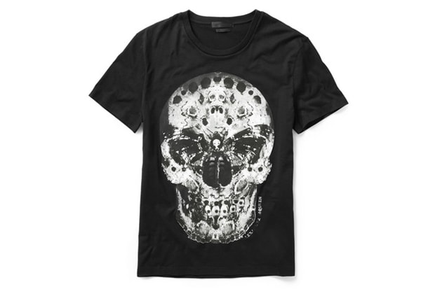Alexander McQueen “Moth” Skull T-Shirt