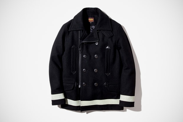 Balabushka Remnants Line Pea Coat 
