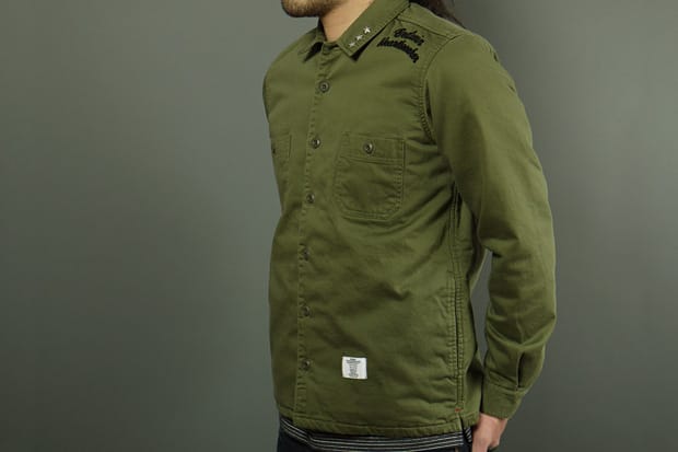 BEDWIN & THE HEARTBREAKERS for HAVEN "Richards" Military Quilted CPO Shirt