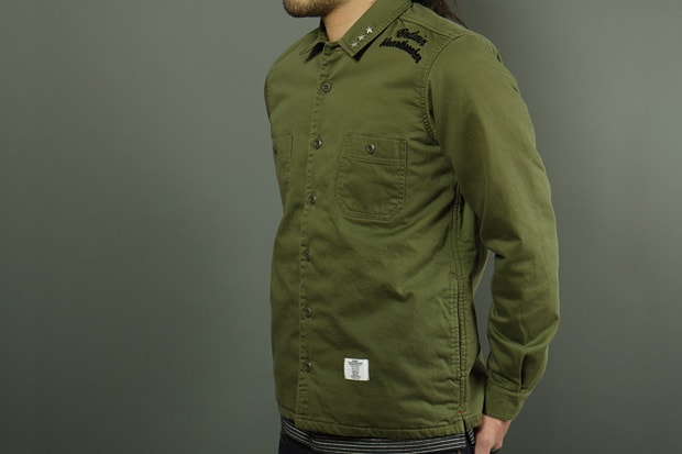 BEDWIN & THE HEARTBREAKERS for HAVEN "Richards" Military Quilted CPO Shirt