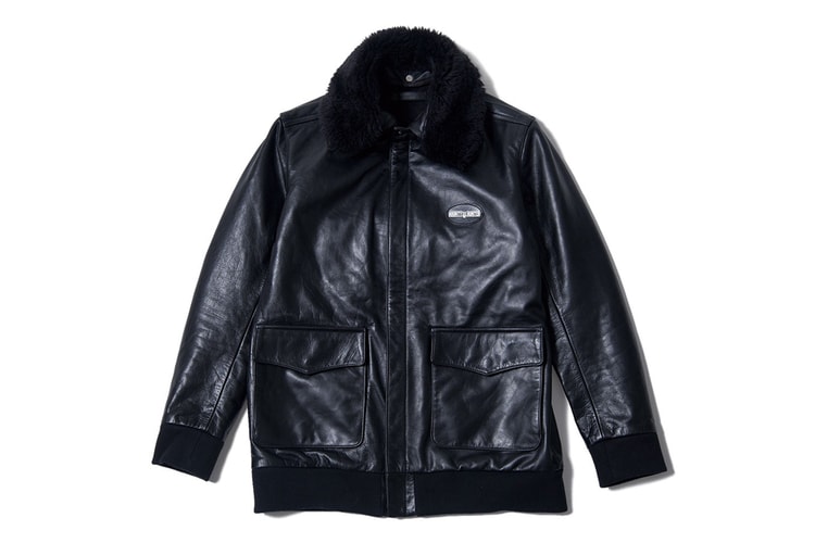 BOUNTY HUNTER Leather Flight Jacket