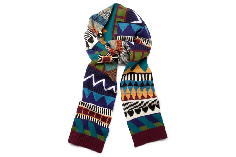 Burberry Prorsum Patterned Multicolored Scarf