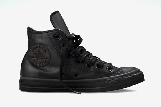 converse all star hi leather shearling