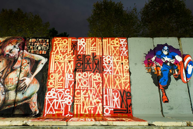 D*Face & RETNA "Behind the Berlin Wall" Exhibition @ Wende Museum 