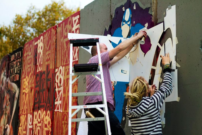 D*Face & RETNA "Behind the Berlin Wall" Exhibition @ Wende Museum 