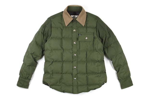 DQM x Crescent Down Works Down Shirt